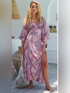 Free People mirage maxi dress Sz‎ 8